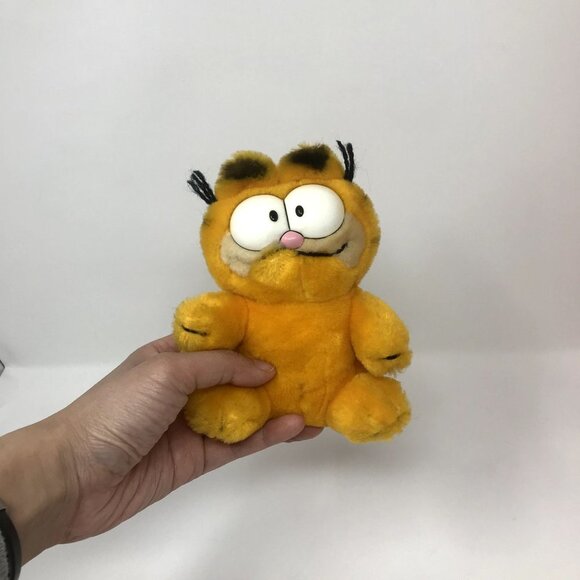 Other - Small Vintage 1980s Garfield Mini Plush Stuffed Animal Soft Toy